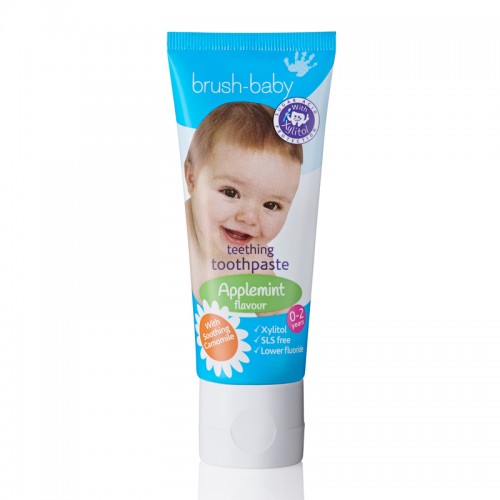 Brush-baby Baby Teething ToothPaste (0-2 Years old) - Bundle of 2pcs